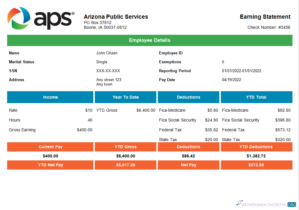 Download USA APS public services company Photoshop template